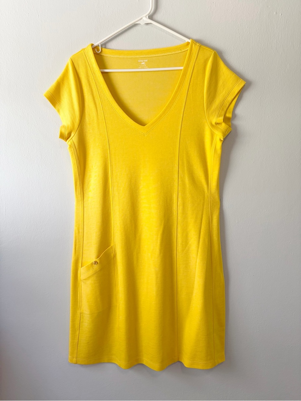 Horny Toad/ Toad & Co Yellow Casual outdoor activewear Samba Tomboy dress, Large